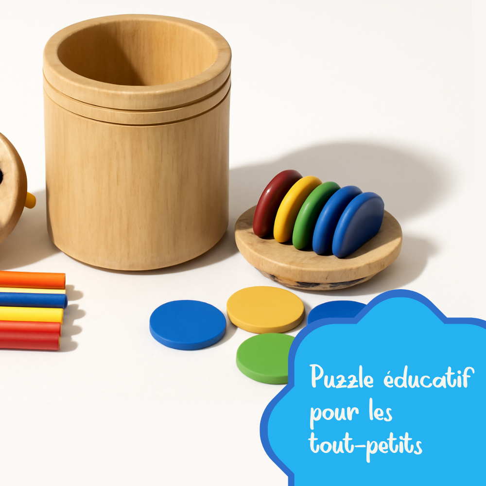 Jouets en Bois Montessori (3-6 ans)