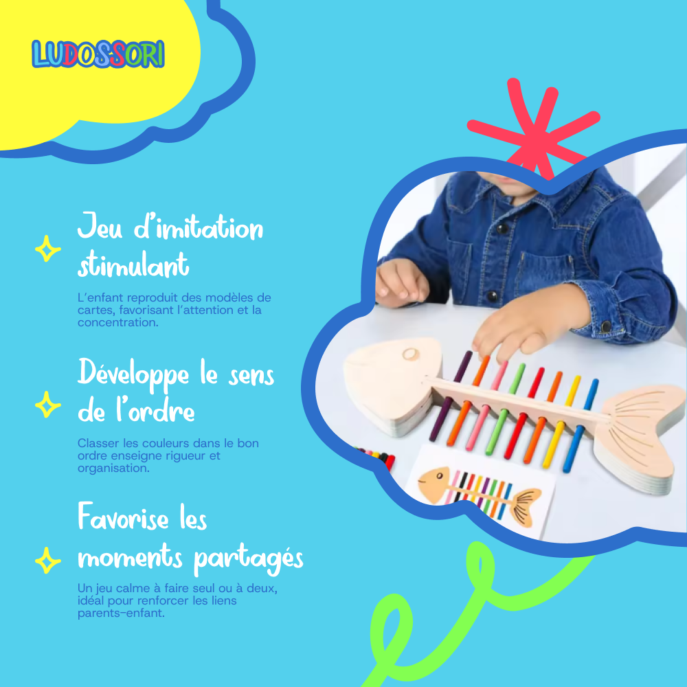 Jouet Montessori Coordination œil-main (3ans et +)