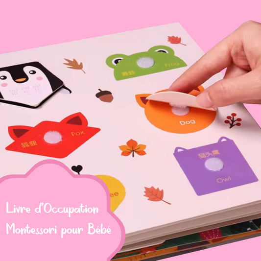 Livre d'Occupation Montessori pour Bébé (1-3 ans)