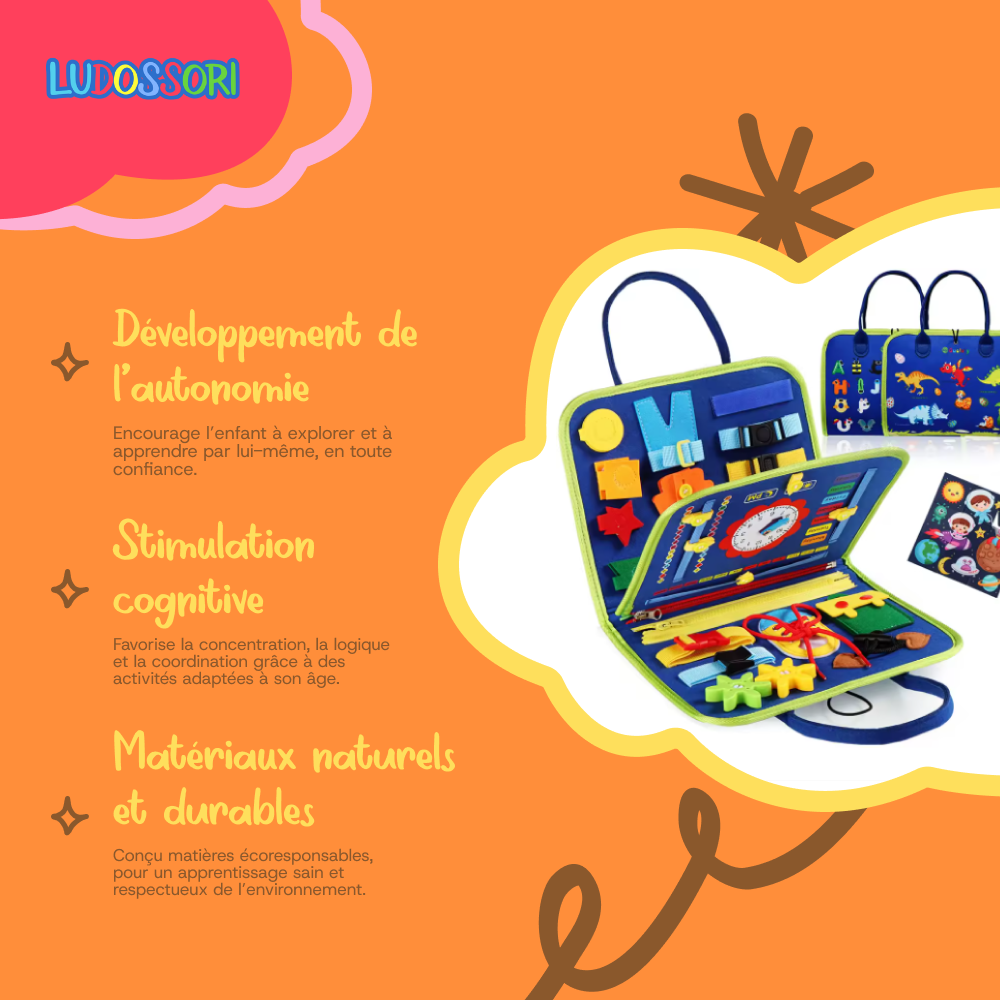 Planche de Développement d'Activités Sensorielles (3-6 ans)