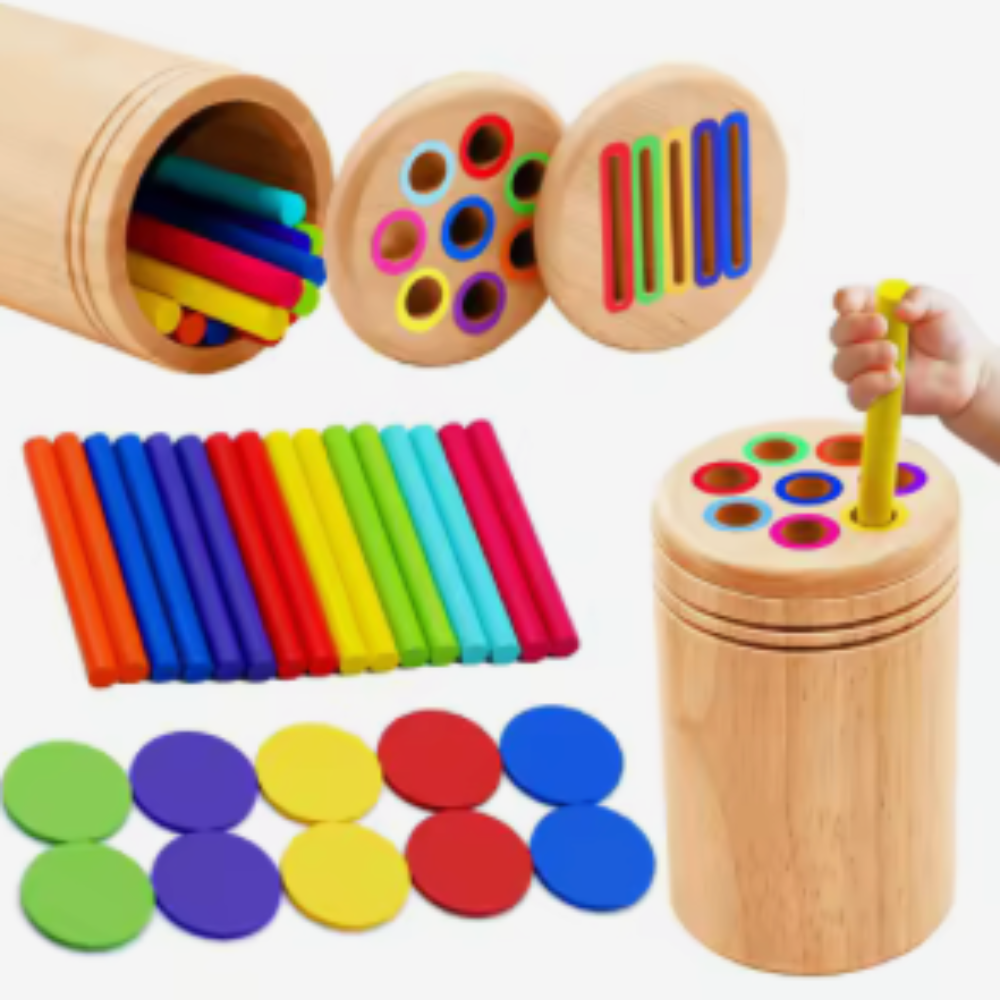 Jouets en Bois Montessori (3-6 ans)