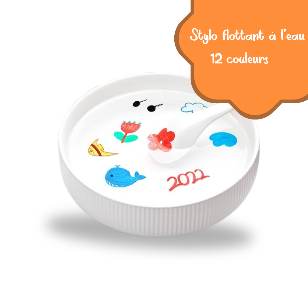 Stylo Flottant a l'eau 12 Couleurs (3-7 ans)