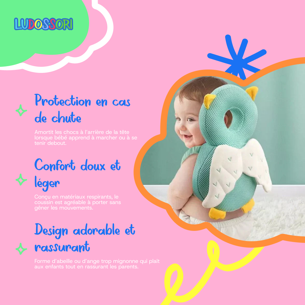Protecteur de Tête de Bébé (6 mois-2 ans)